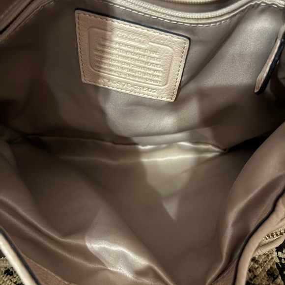 Coach Madison Python Print Phoebe Shoulder Bag - Picture 8 of 10